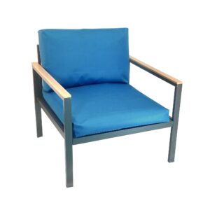 waterproof outdoor seat cushions blue